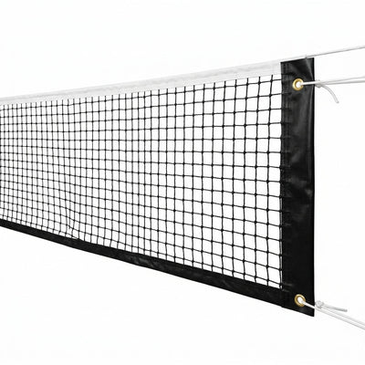 Tennis Net Built to Last, 42 ft Polyethylene, Reinforced Vinyl Headband, Fiberglass Dowels