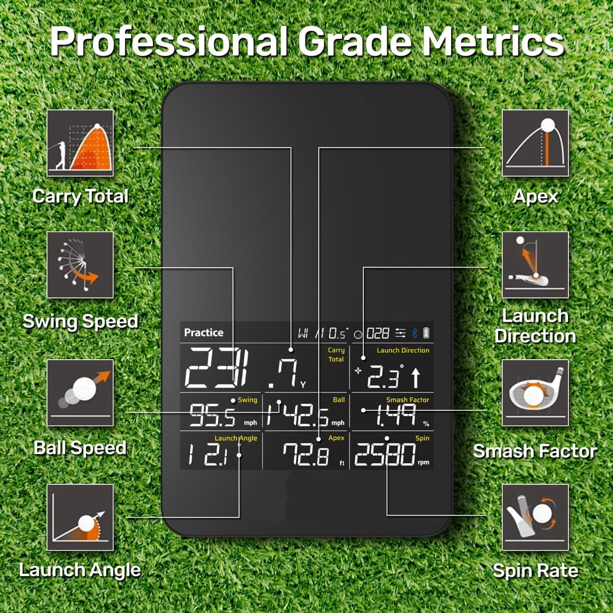 OPTISHOT Orbit Golf Simulator and Launch Monitor Golf Simulators for Home with Orion Software - Golf Launch Monitor - 20 Courses and 3 Practice Ranges Included
