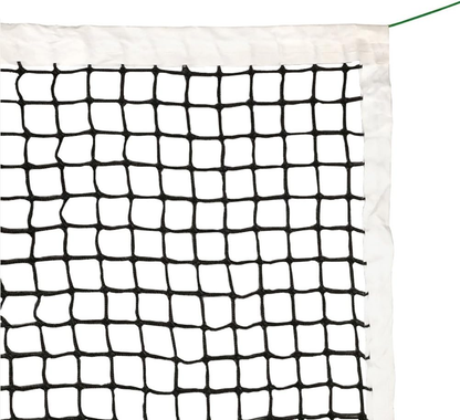 42 FT Outdoor Regulation Tennis Net Replacement, 3.5Mm Braided Polyethylene Net with Vinyl Coated Steel Cable for Standard Club School Community Park Court