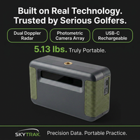 Golf Launch Monitor Built for Precision Training, Dual Doppler Radar, Photometric Cameras, Portable Design — Results & Stats