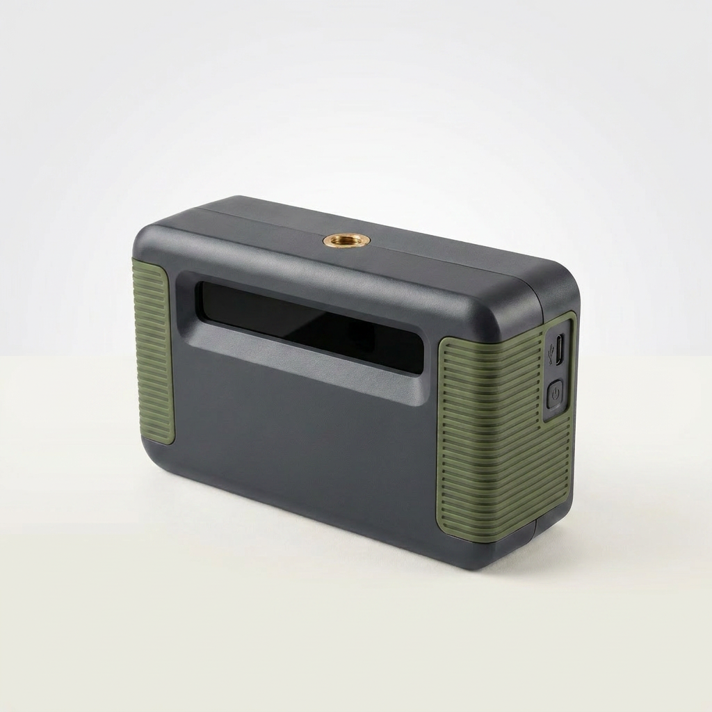 Golf Launch Monitor Built for Precision Training, Dual Doppler Radar, Photometric Cameras, Portable Design — Studio Shot