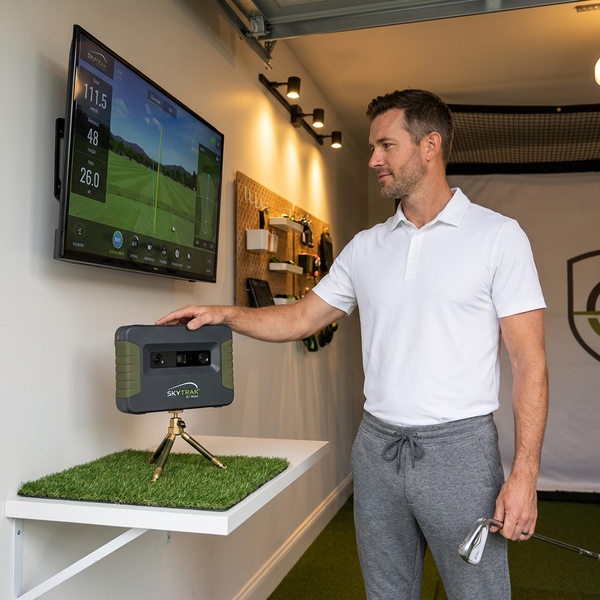 Golf Launch Monitor Built for Precision Training, Dual Doppler Radar, Photometric Cameras, Portable Design
