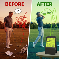 Golf Swami Launch Master Pro Golf Launch Monitor — Before & After