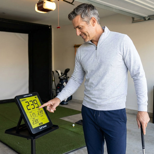 Golf Launch Monitor Built for Performance Analysis, Doppler Radar Technology, Real-Time Swing Data, Portable Design