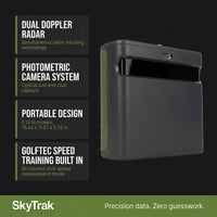 ST MAX Launch Monitor – GOLFTEC Speed Training, Dual Doppler Radar & Photometric Cameras, Precision Ball & Club Data, Golf Simulator — Results & Stats
