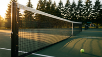 Super Pro 5000 Poly Tennis Net — Lifestyle