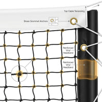 Super Pro 5000 Poly Tennis Net — How It Works