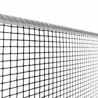 42 FT Outdoor Regulation Tennis Net Replacement, 3.5Mm Braided Polyethylene Net with Vinyl Coated Steel Cable for Standard Club School Community Park Court