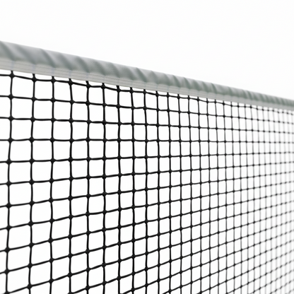 42 FT Outdoor Regulation Tennis Net Replacement, 3.5Mm Braided Polyethylene Net with Vinyl Coated Steel Cable for Standard Club School Community Park Court