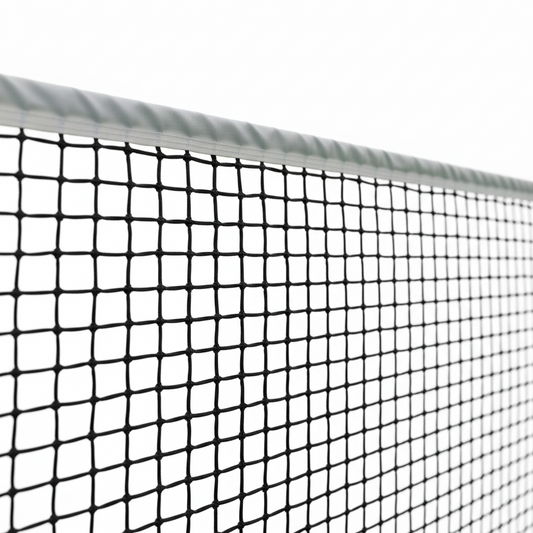 42 FT Outdoor Regulation Tennis Net Replacement, 3.5Mm Braided Polyethylene Net with Vinyl Coated Steel Cable for Standard Club School Community Park Court